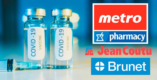 pharmacies Métro vaccination